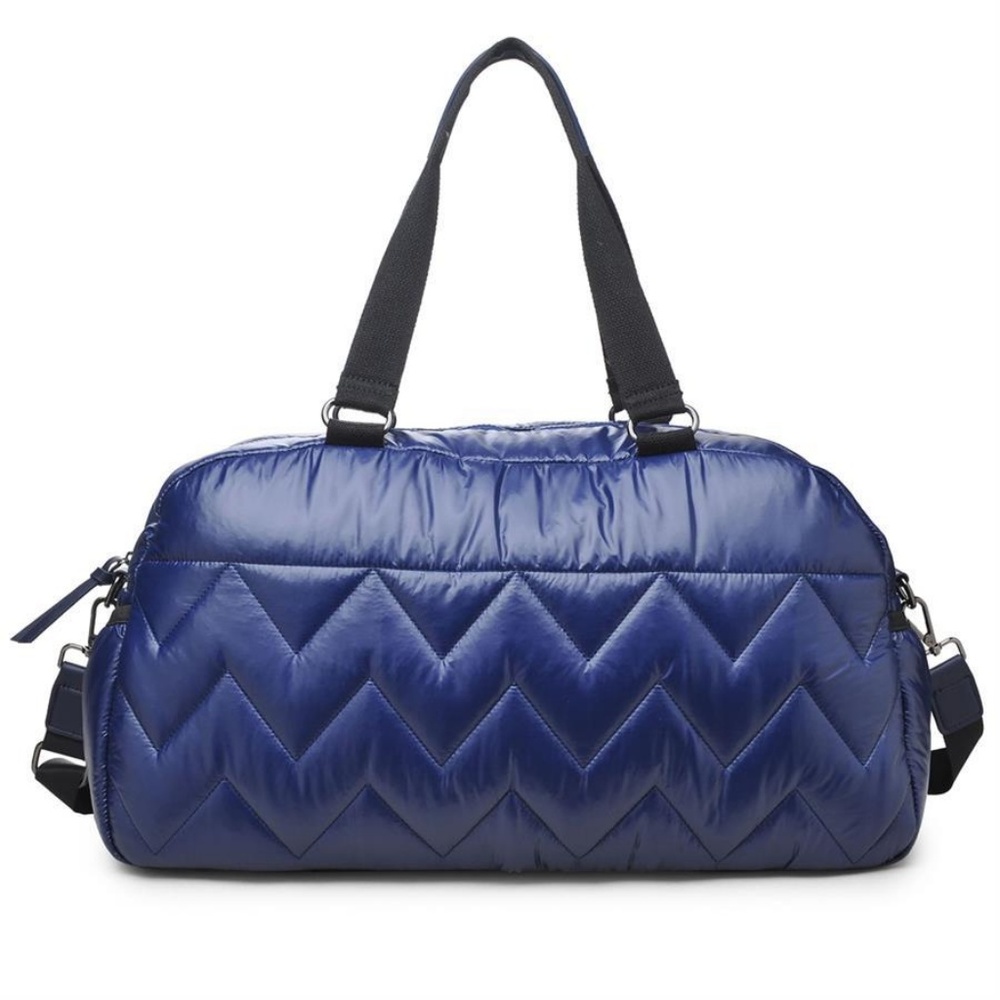 Sol and Selene Walk this Way Duffle Bag NWT Blue - Picture 2 of 5